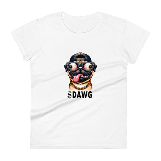 $DAWG Women's short sleeve t-shirt Black Logo