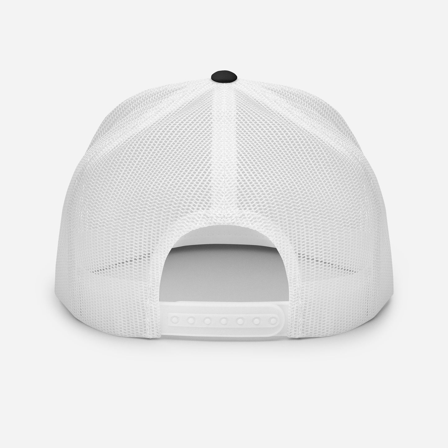 Trucker Cap White Logo Engraved