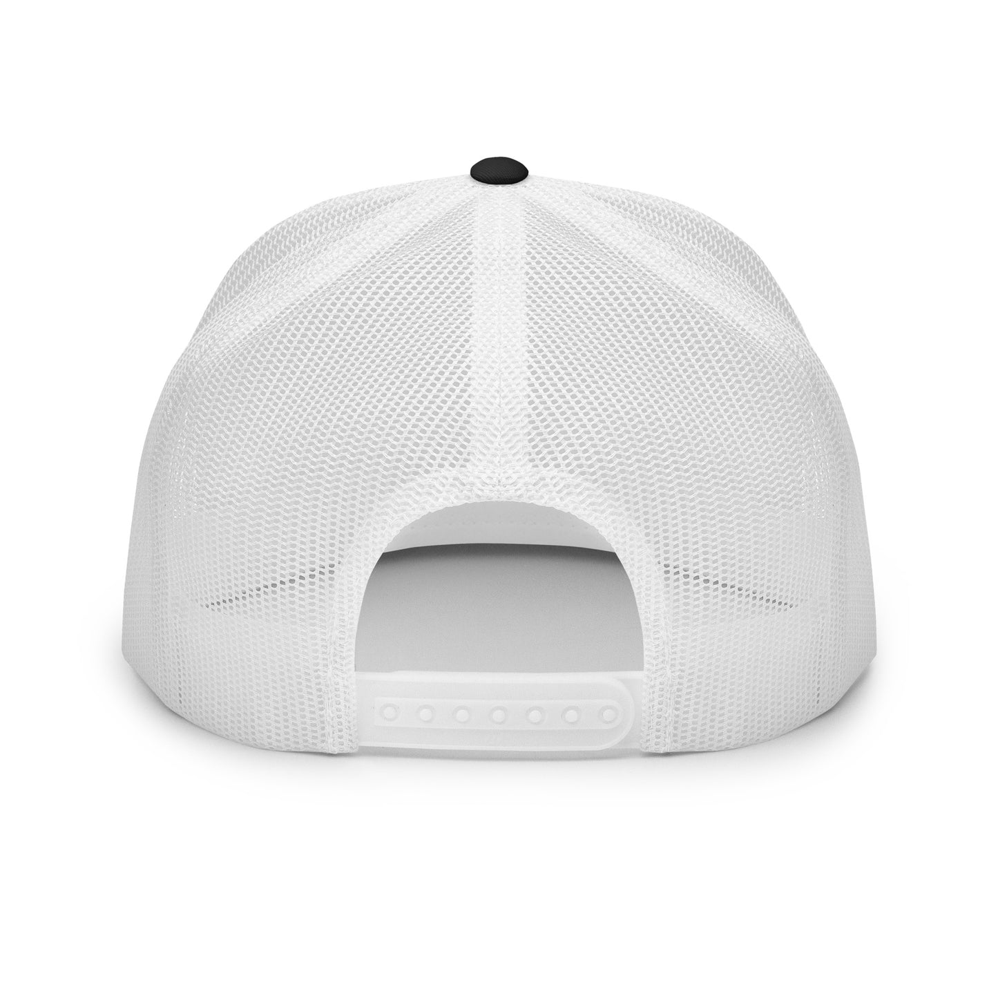 Trucker Cap White Logo Engraved