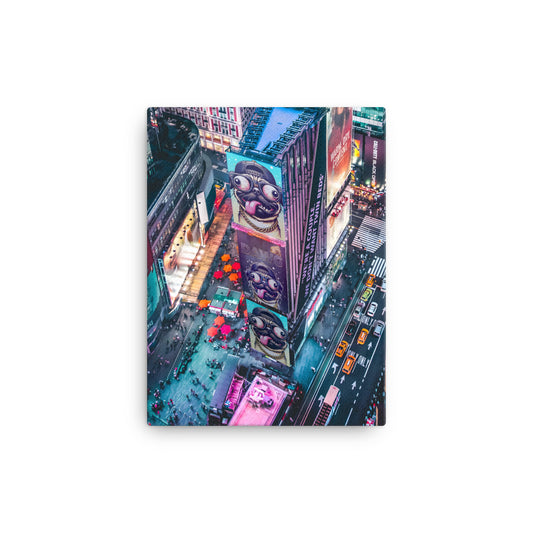 Times Square $DAWG Canvas Print