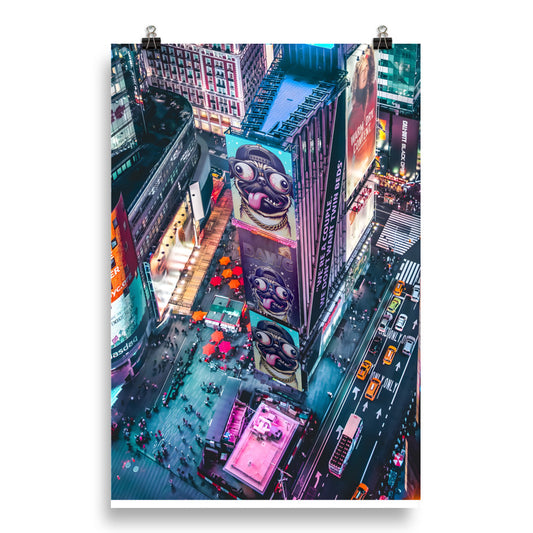 Times Square $DAWG Poster