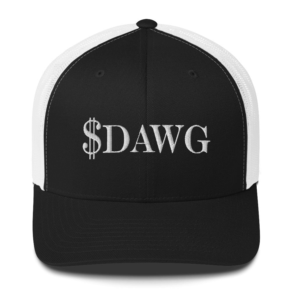 Trucker Cap White Logo Engraved