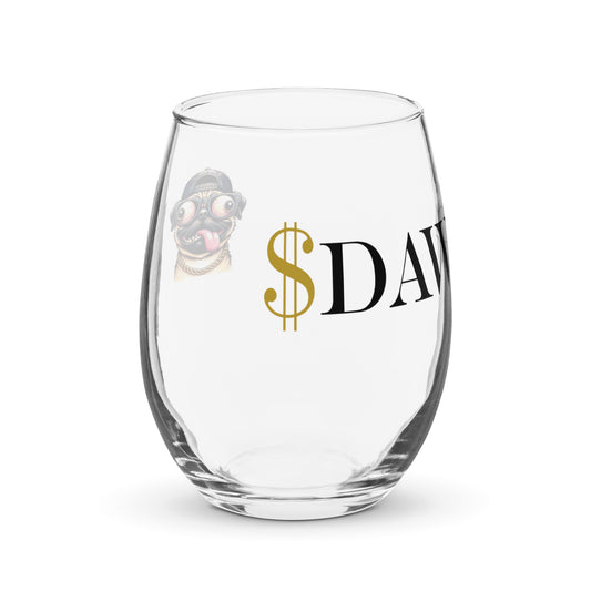 $DAWG Stemless wine glass