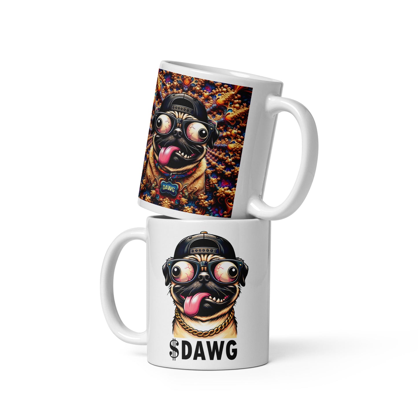 Art $DAWG White mug